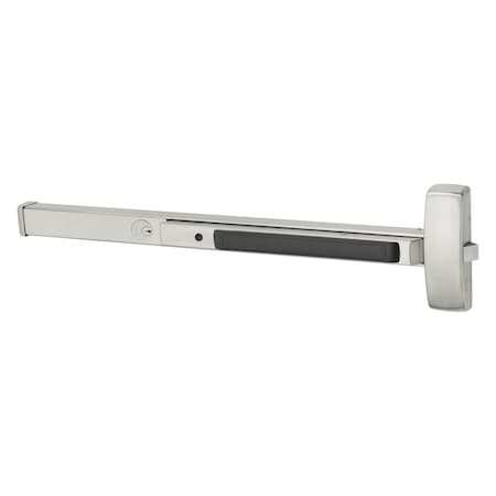 Sargent Grade 1 Rim Exit Bar, Wide Stile Pushpad, 36-in Device, Night Latch Function, J Lever with Escutcheo 16-8804F ETJ RHR 32D